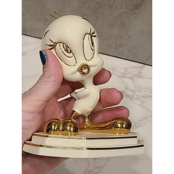 LENOX Looney Tunes TWEETY BIRD Figurine - 2000 Warner Bros RETIRED Vintage Flaw - Picture 6 of 8
